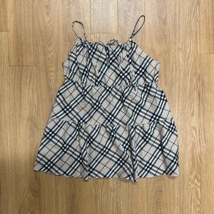 burberry plaid camisole